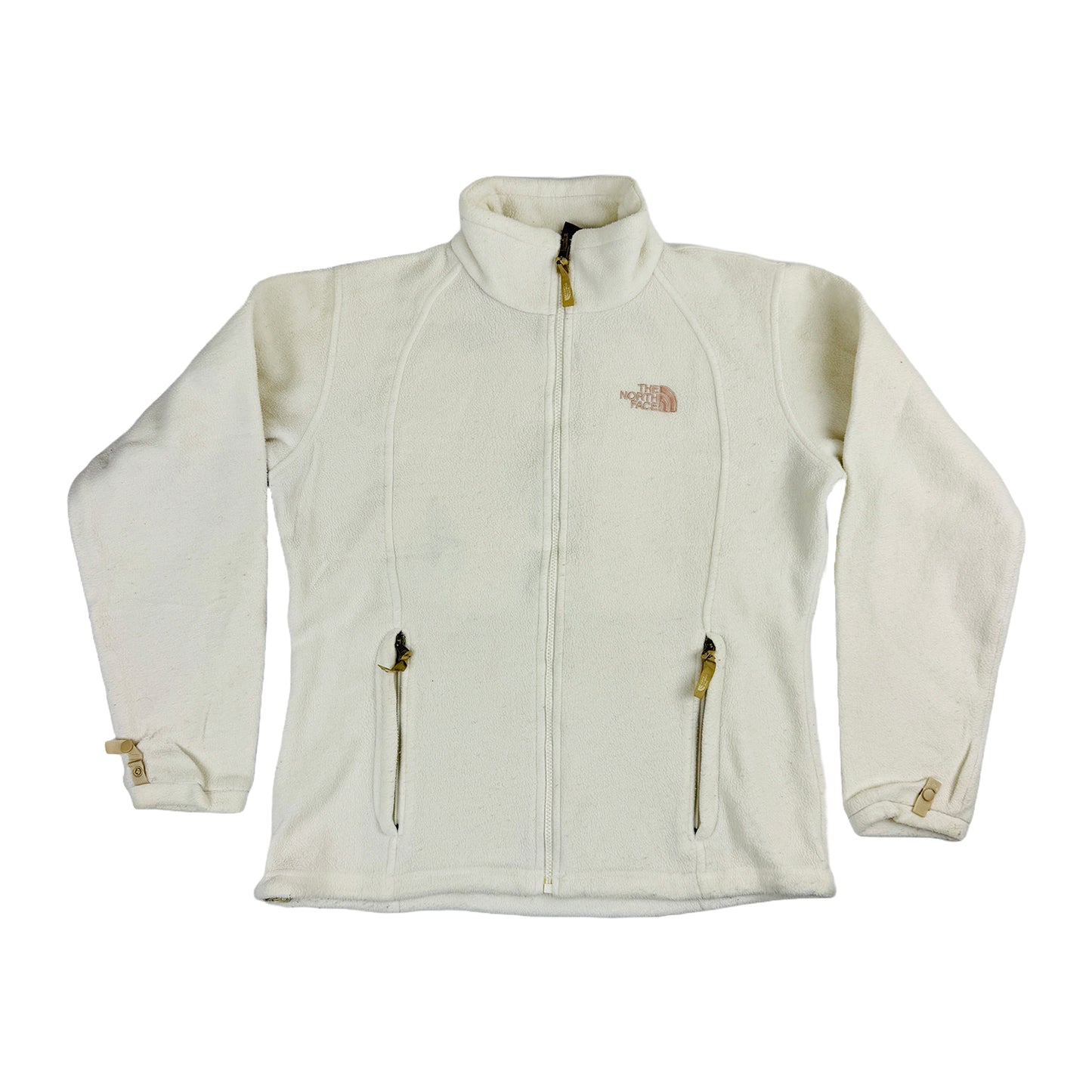 The North Face Women's White Full Sleeve Jacket (Size XL)