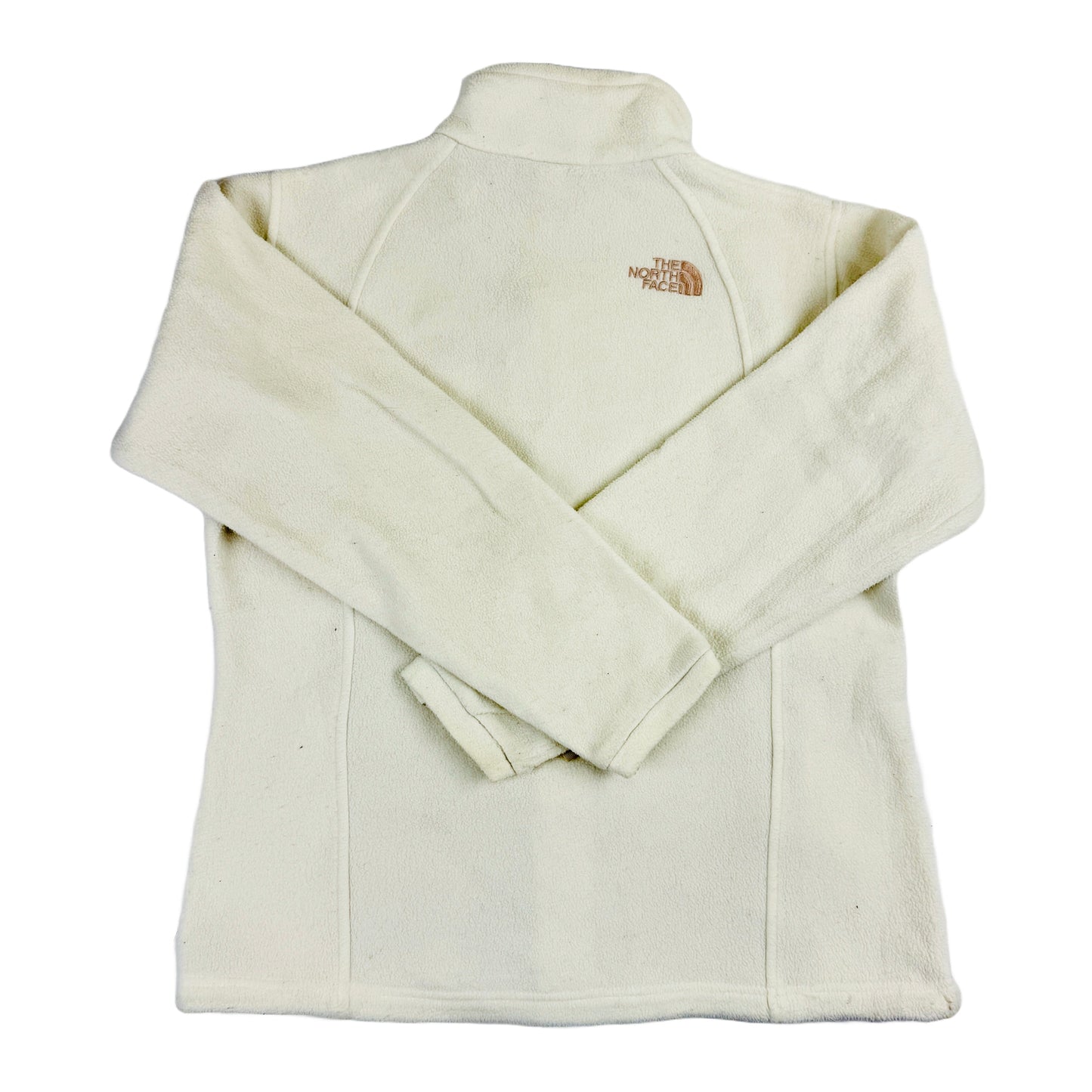 The North Face Women's White Full Sleeve Jacket (Size XL)