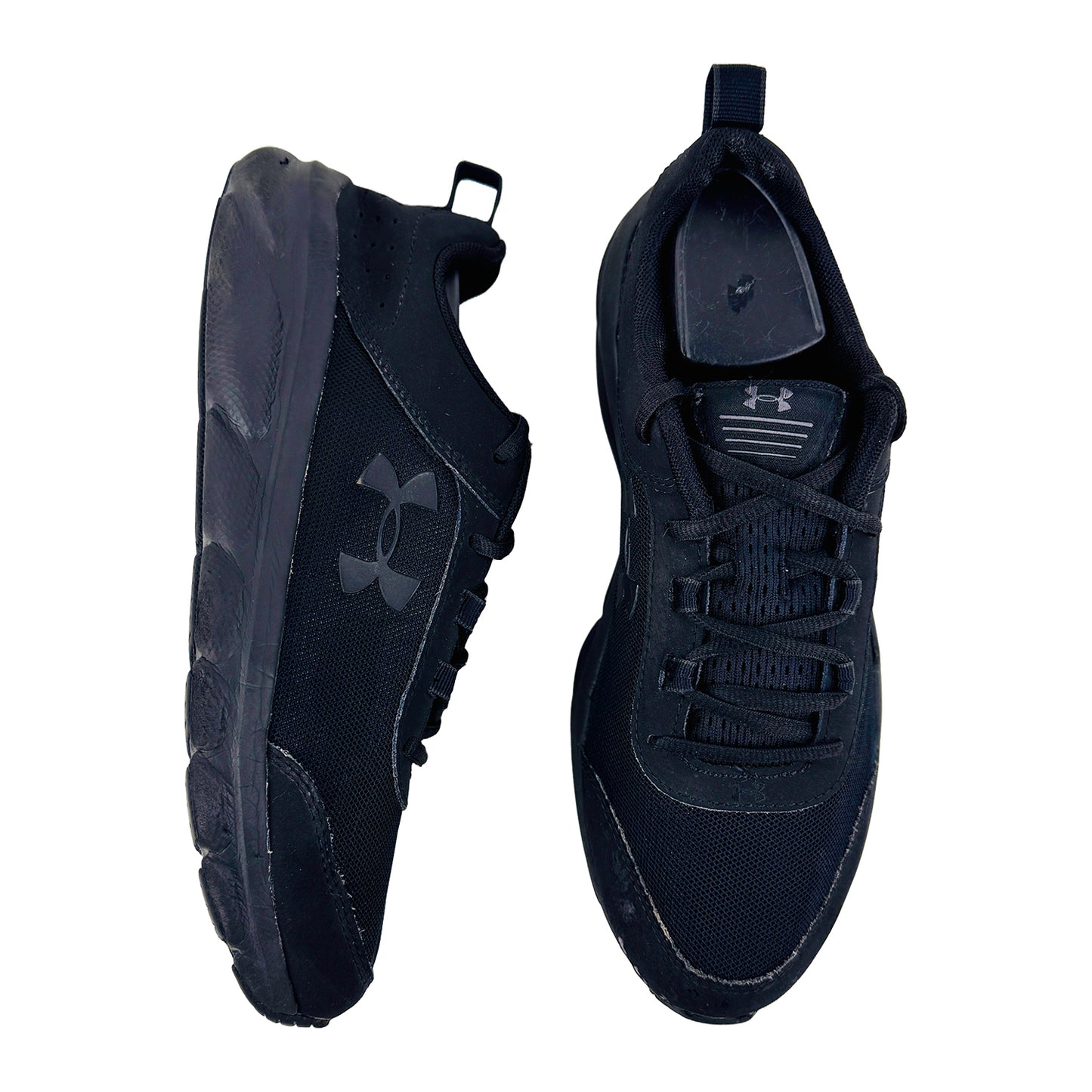 Under Armour Assert 8 Triple Black Running Shoes (Size 40) - 3022100-005