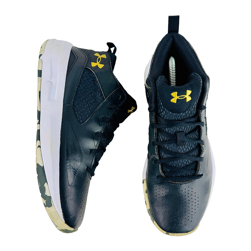 Under Armour Men's Lockdown 5 Black Shoes (Size 44/44.5) - 3023949-003