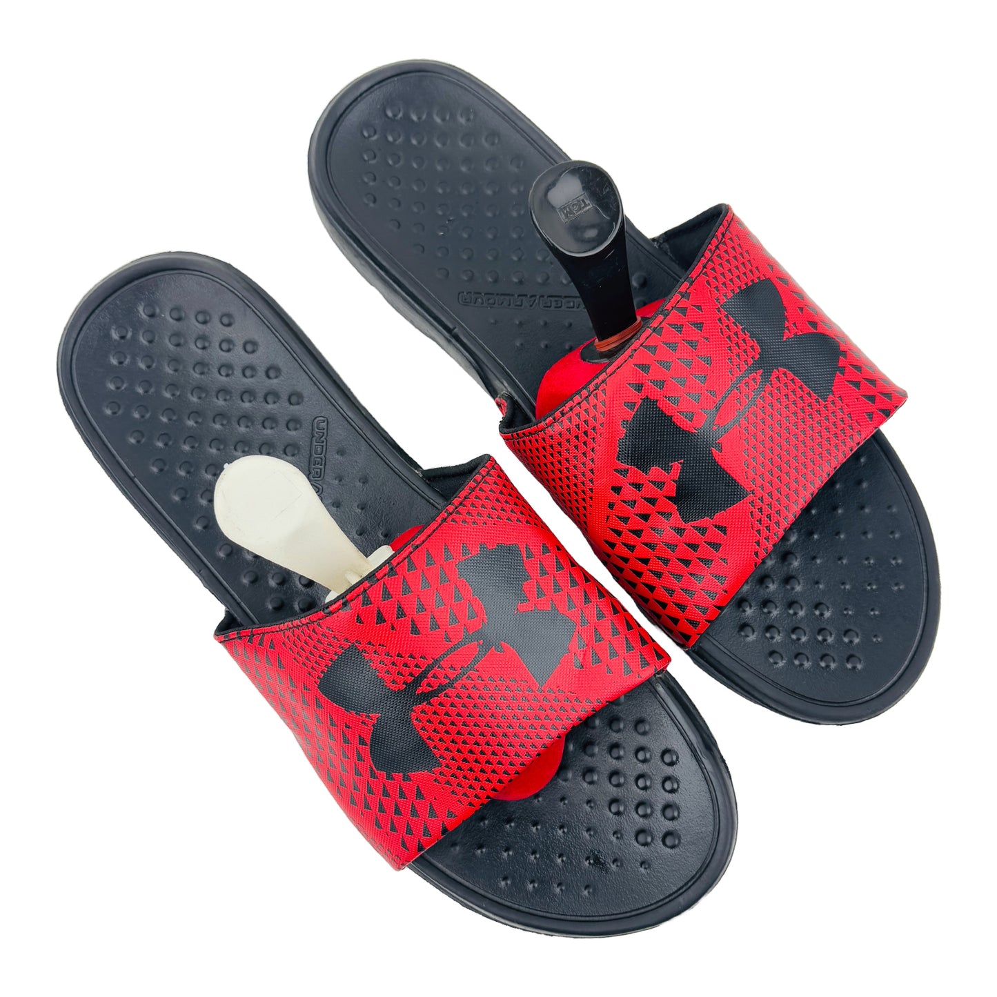 Under Armour Strike Micro Geo Slides (Size 46) - 1287403-002