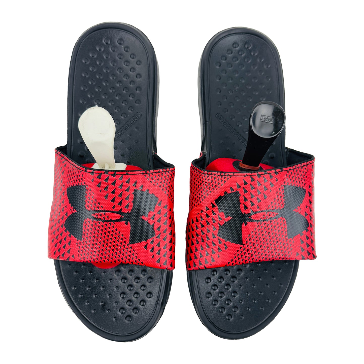 Under Armour Strike Micro Geo Slides (Size 46) - 1287403-002