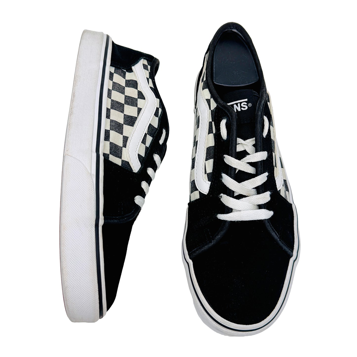 Vans Men's Checkboard Sneaker Shoes (Size 42) -  500714