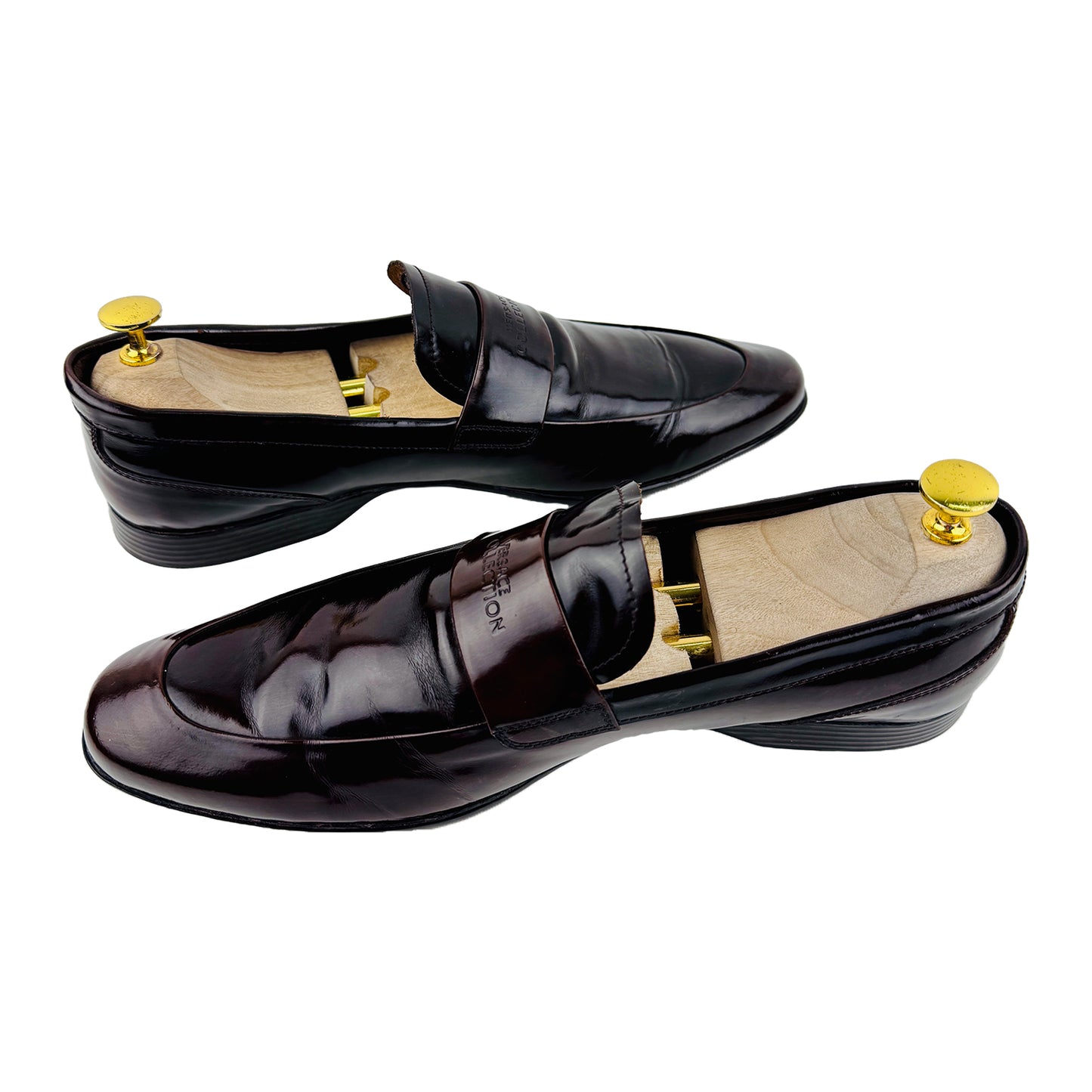 Versace Collection Patent Leather Loafer Shoes (Size 42/42.5)