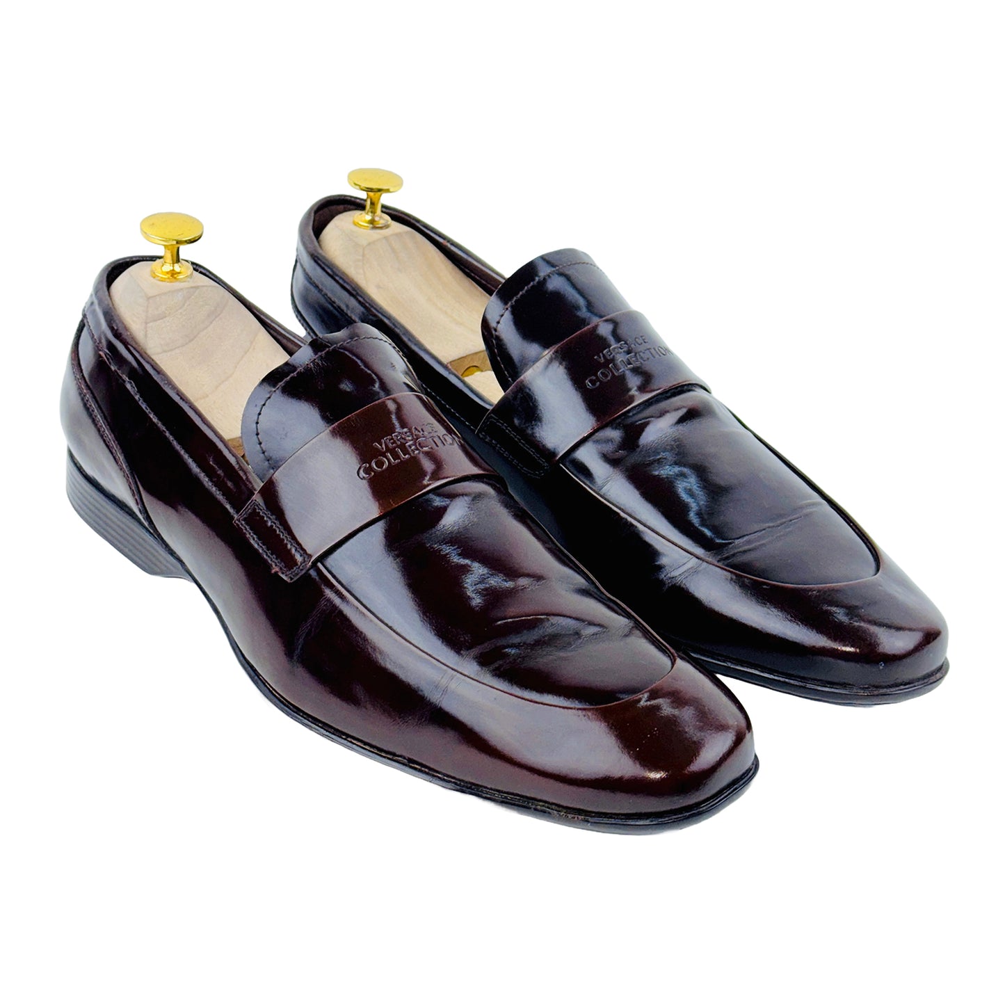 Versace Collection Patent Leather Loafer Shoes (Size 42/42.5)